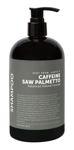 Sent From Earth Cafeine  Saw Palmetto Biotina Vegana Fórmula