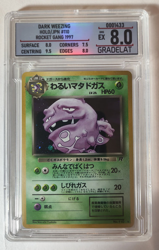 Pokemon Tcg Dark Weezing 110 Rocket Gang Japones Gradelat 8