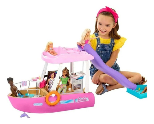 Barbie Set De Juego Bote