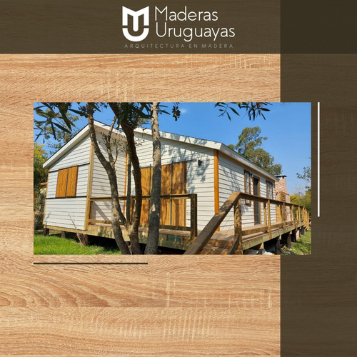 Cabañas Casas En Madera Decks Construcción Carpintero Piria.