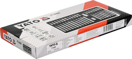 Juego De Puntas Torx ,allen ,bristol 40 Pzas. Yato Yt-0400
