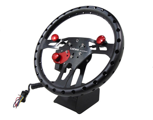 Volante Lotse Pro Mod Racing Arrancada Pista Botao Drag