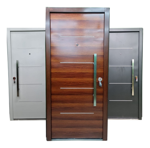 Puertas Blindadas 96cm Con Barral Cuadrado