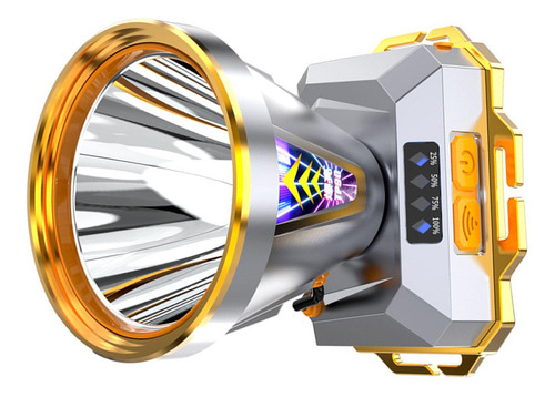 Linterna Frontal Recargable Led, Lámpara Frontal, Luz De