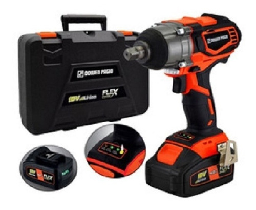 Imagen 3 de 4 de Llave De Impacto Encastre 1/2 Brushless Litio 4a Dowen Pagio