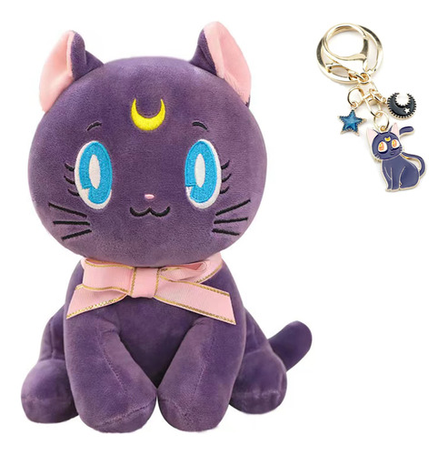 Lankicos Sailor - Muñeca De Peluche Con Diseño De Gato Luna