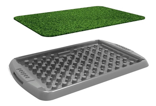Alfombra Bandeja Sanitaria Pasto Sintético Peepoo Eco