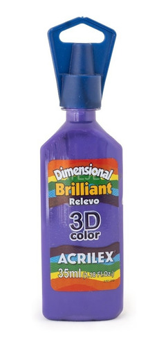 Imagen 1 de 2 de Pintura Acrilex Brillante Para Tela X 35 Ml X Unidad