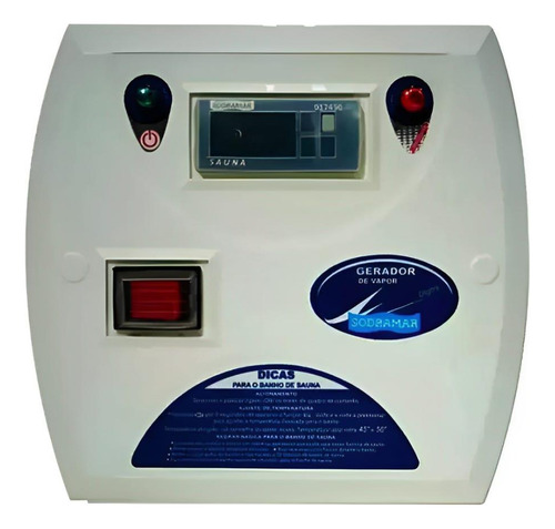 Sauna Vapor Universal Inox 4kw + Comando Digital Sodramar
