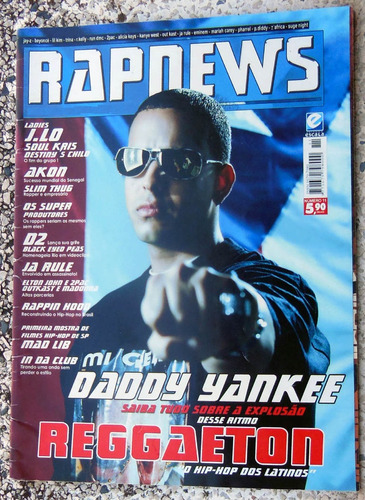 Revista Rap News Nº 11 Daddy Yankee Akon Rappin Hood
