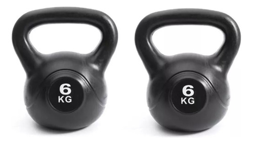 Set Par De Pesas Rusas Kettlebell 6kg Entrenamiento - Sd