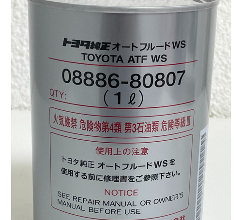 Aceite Atf Ws  Toyota Transmision Automatica / Oem
