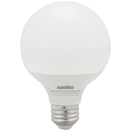 80712 Bombilla Led Esférica G25, 6 Watts (equivalente ...