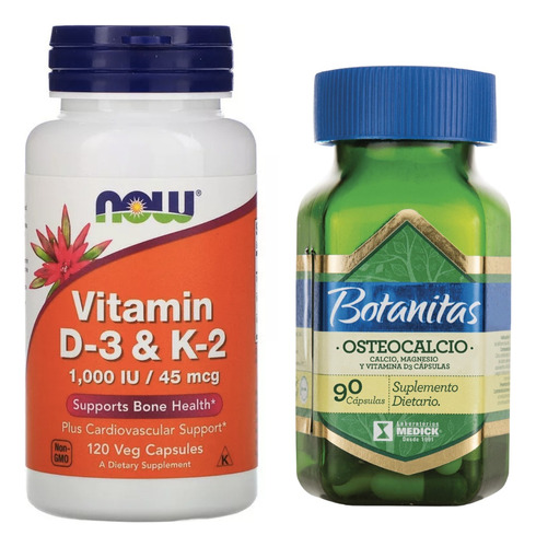 Vitamina D3+k2 + Osteocalcio - Unidad a $824