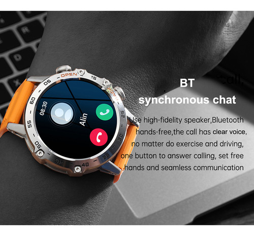 -de Reloj K52: Bt Call, Pantalla Grande, Heart E,