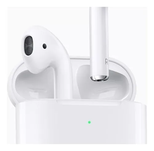 Auriculares Apple Airpods 2°Gen con base de carga inalámbrica.