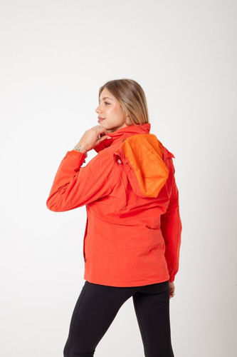 Campera 2 En 1 Mujer Rompeviento Inflable, Importada Premium