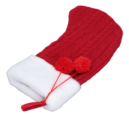Calcetín Navideño De Gran Capacidad, Tejido Multifuncional,
