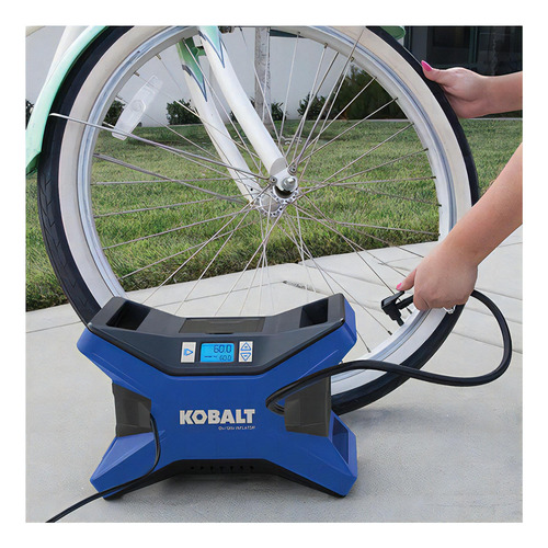 Compresor Inflador Portatil Para Coche Llanta Kobalt 12v Color Azul Marino Frecuencia 0 Mhz