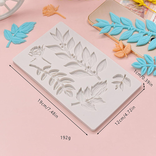 Moldes Fondant Hojas P Decoración Tartas Helechos Tropicales