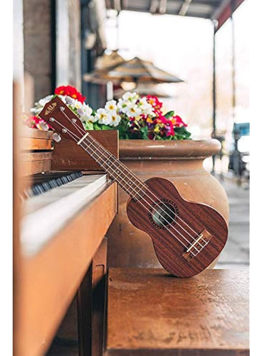 Kala Ka-15s Ukelele Soprano De Caoba Con Estuche Blando De U