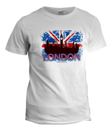 Camiseta Personalizada London - Giftme - Cidades - Poliéster