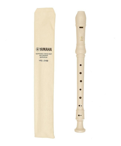 Flauta Doce Yamaha Soprano Barroca Yrs-24b Original Yrs24