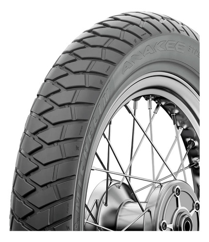 Kit Michelin 90/90-21 + 120/80-18 Anakee Street F + Válvula