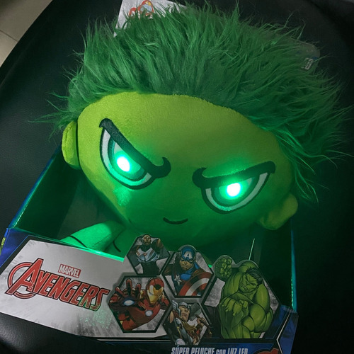 Hulk Peluche 25 Cm Con Luz Phi Phi Toys Mv035