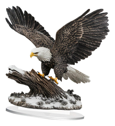 Acrylic Eagle Ornament 2d Central De Mesa Plana Centro De