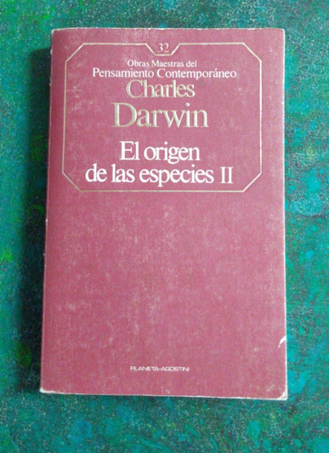 Charles Darwin / El Origen De Las Especies 2 / Agostini 