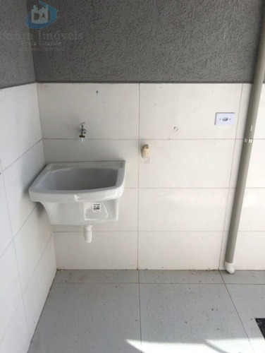 Imagem 9 de 15 de Linda Casa De Condomínio, Na Mirim Em Praia Grande, No Pav. Inferior, Com 2 Dormitórios, Água E Luz - Si1601