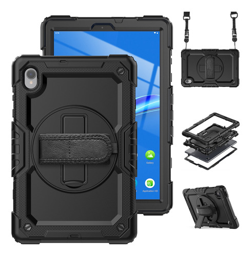 Funda Con Protector De Pantalla Para Lenovo Tab M10 Plus/k10