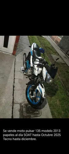 Moto Pulsar 135 Modelo 2013 En Perfectas Condiciones Como S