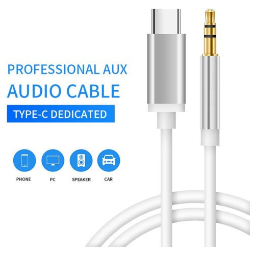 Cable Audio Jack 3.5 Mm A Tipo C 