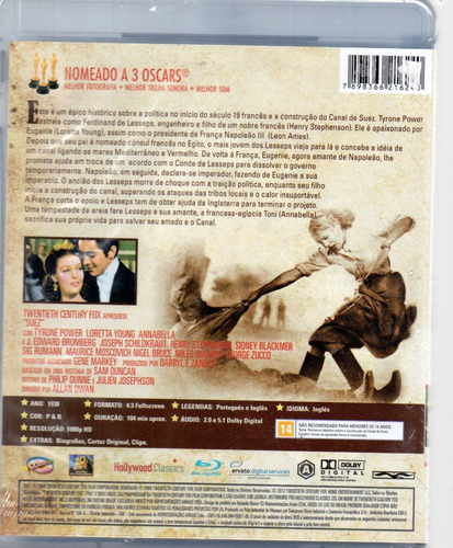 Blu-ray Suez (1938) - Classicline - Bonellihq M20