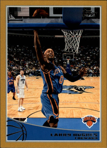 2009-10 Topps Gold #203 Larry Hughes New York Knicks