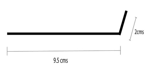 Imagen 2 de 3 de Perfil Tipo L Pvc Rígido