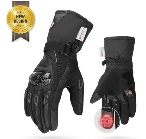 Guantes Térmicos Para Motociclista Frío Invierno Con Protecc