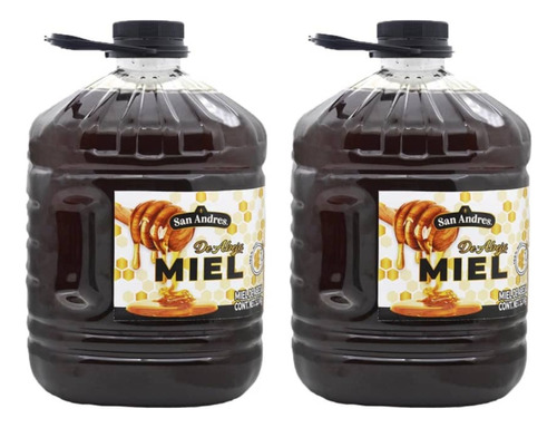 Miel De Abeja San Andrés 5.3 Kg - 2 Garrafas