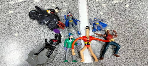 Dc, Lote De 7 Figuras De Superhéroes, Mcdonald's!! (Usado)