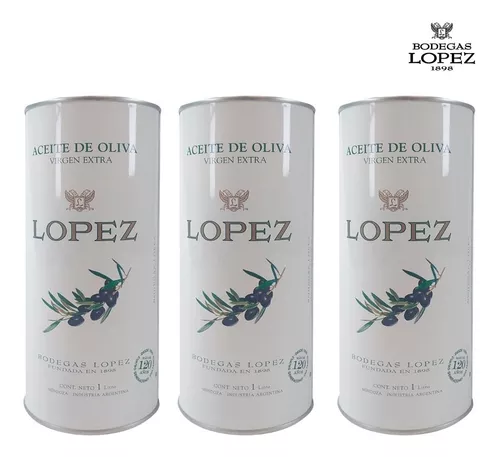 López Aceite de Oliva Extra Virgen Lata 500 ml de López - Comprar  delicatessen al mejor precio - espaciovino - Vinoteca online