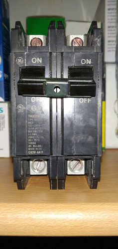 Breaker Dos Polos Thqc Superficial 2x 60 General Electric 