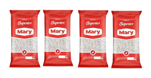  Arroz Mary Superior 900gr Pack 4 Unidades 