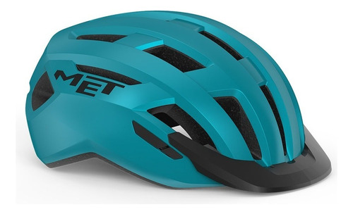 Casco Met Allroad Color Azul Talla G