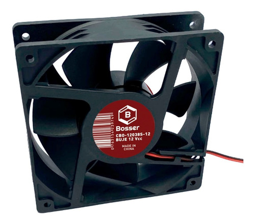 Imagen 2 de 8 de Turbina Cooler Fan Bosser Dc 12v 4 Pulgadas 120x38 Mm Buje