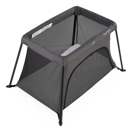 Cuna Corral Viajero Para Bebé Pamo Babe Ligero Y Compacto Color Gris