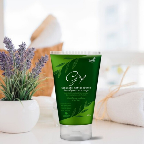 Imagem 2 de 3 de Gy Sabonete Antisséptico Para Mãos E Corpo 140ml - Age 6 Hrs