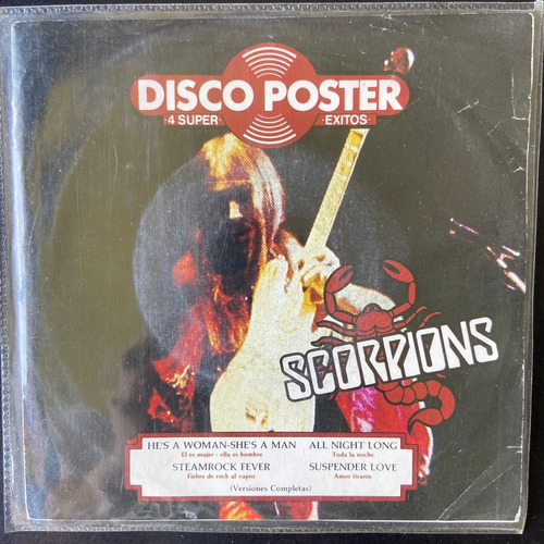 Disco Single Scorpions Disco Poster Super Exitos Che Discos