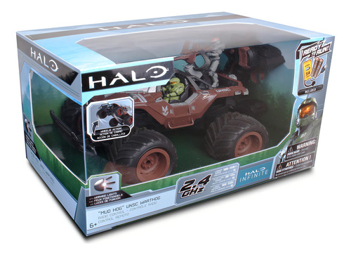 Halo Infinito Unsc Warthog Mud Hog Radio Control Nkok Rojo